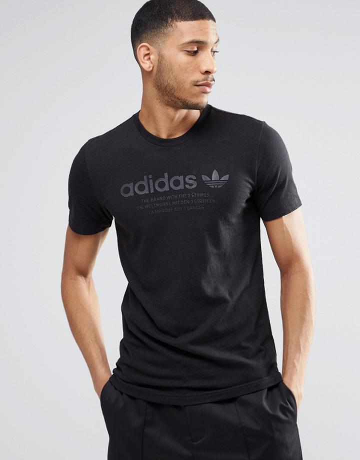 Adidas Originals Premium Trefoil Logo T-shirt Az1615 - Black