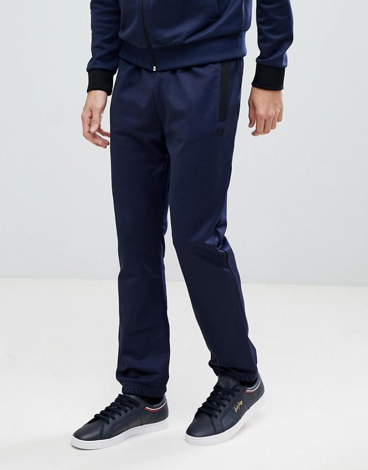 Fred Perry Tonal Track Pant In Blue - Blue