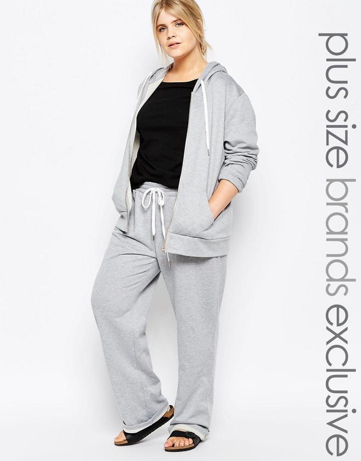 One Day Plus Slouch Jogger - Gray