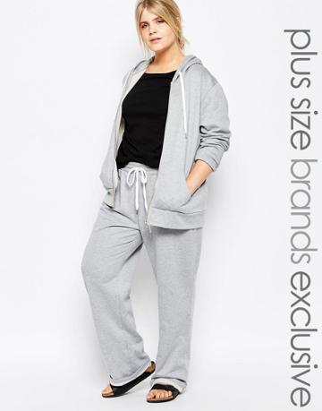 One Day Plus Slouch Jogger - Gray