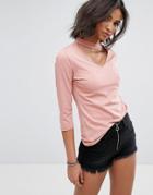 Only Choker Top - Pink
