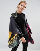 Ted Baker Citrus Cape Scarf - Black
