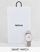 Nokia Haw01 Steel Activity & Sleep Tracker Smart Watch In Rose Gold - Gold