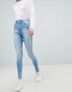 Waven Anika High Waisted Skinny Jeans - Blue