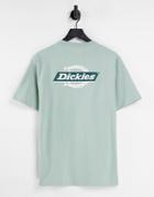 Dickies Ruston Back Print T-shirt In Jade Green