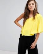 Ba & Sh Off Shoulder Top - Yellow