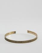 Asos Summer Etched Arm Cuff - Burnished Gold