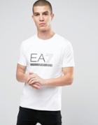 Emporio Armani Ea7 T-shirt With Logo In White - White
