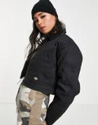 Dickies Lined Eisenhower Cropped Jacket In Black