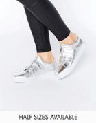 Asos Darko Velcro Sneakers - Silver