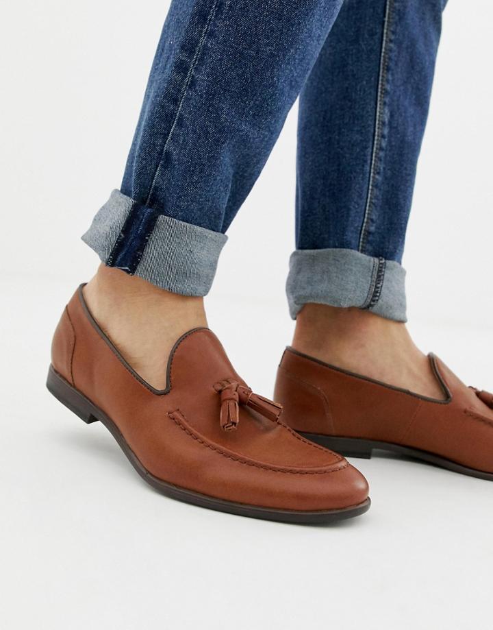 Jack & Jones Tassel Loafers In Tan - Tan