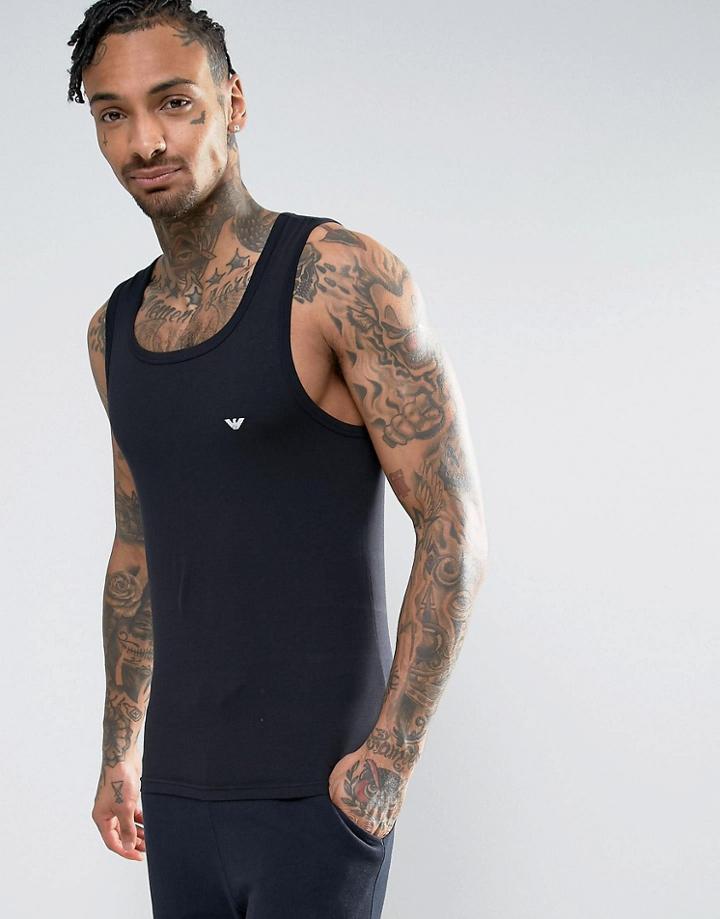 Emporio Armani Logo Tank - Black