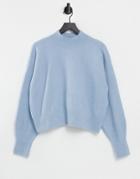 & Other Stories Recycled Knit Sweater In Light Blue-blues