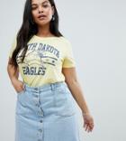 Brave Soul Plus Dakota T Shirt - Yellow