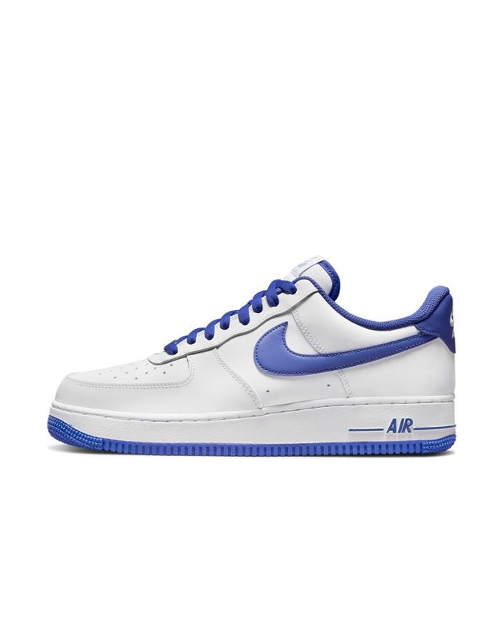 Nike Air Force 1 '07 Sneakers In White/medium Blue