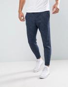 Hollister Cuffed Joggers Skinny Fit Icon Logo In Navy - Navy