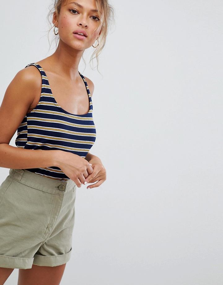 New Look Multi Stripe Tank - Multi