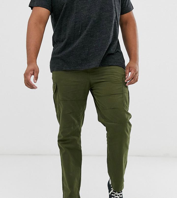Jacamo Cargo Pants In Khaki-green