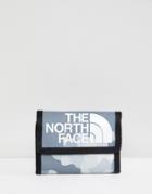 The North Face Base Camp Wallet In Macrofleck Print - White