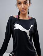 Puma Top With Tie Up Sides - Black