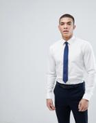 Esprit Regular Fit Smart Shirt With Ditsy Floral Print - White