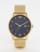 Unknown Dandy Mesh Watch In Gold - Gold