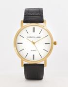 Christian Lars Mens Classic Watch In Black And Gold