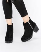 Asos Royce Ankle Boots - Black