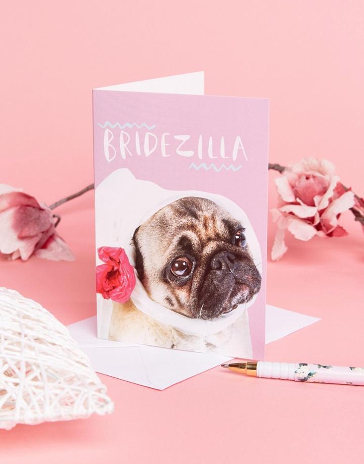 Jolly Awesome Bridezilla Wedding Engagement Card - Multi
