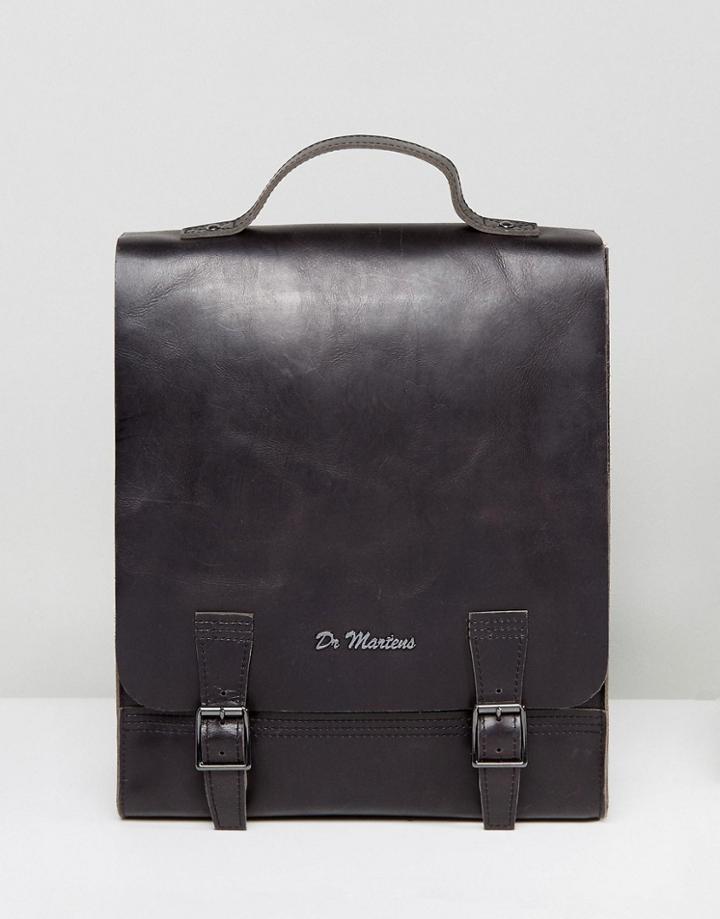 Dr Martens Leather Box Backpack - Black