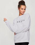 Miss Selfridge 'with Love From Paris' Sweatshirt In White