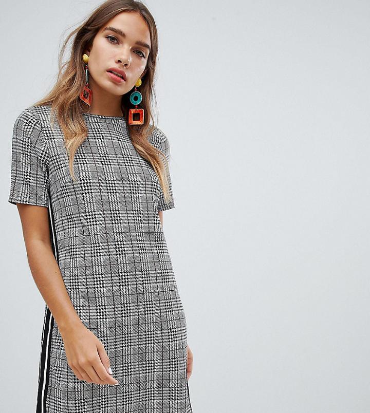 New Look Side Stripe Tunic-gray