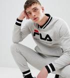 Fila Retro Track Sweatshirt In Grey - Gray