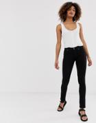 Cheap Monday Mid Rise Skinny Jean-black
