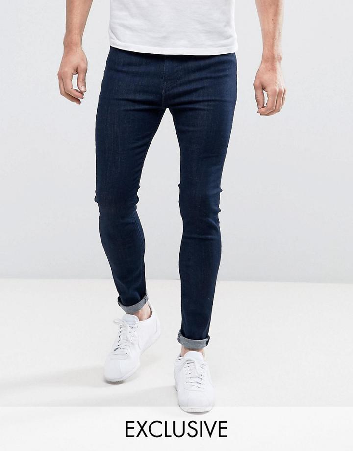 Lee Spray On Power Stretch Jeans One Wash Exclusive - Navy