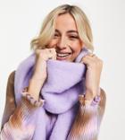 My Accessories London Exclusive Supersoft Scarf In Lilac-purple