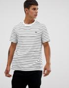 Lacoste Stripe T-shirt In White