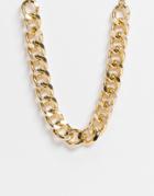 Ego Chunky Flat Chain Necklace In Gold