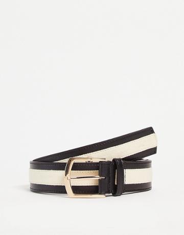 & Other Stories Cotton Color Block Belt In Multi - Multi