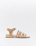 St Sana Clear Flat Sandals-beige