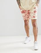 Urban Threads Tie Dye Shorts - Pink