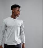 Majestic Sport New York Yankees Long Sleeve T-shirt With Zip - Gray