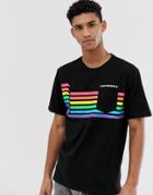 Converse Pride Label T-shirt In Black