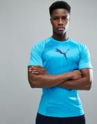 Puma Soccer Evotrg Training Graphic T-shirt In Blue 65533550 - Blue
