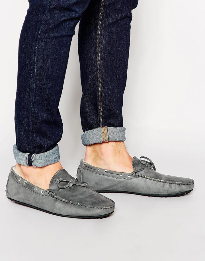 Bobbies Le Cosy Driving Shoes - Gray