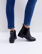 Faith Binkie Leather Chelsea Boots - Black