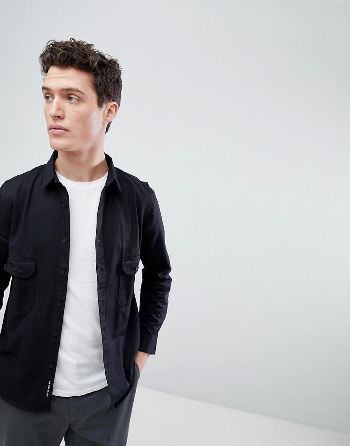 Native Youth Long Sleeve Shirt - Black