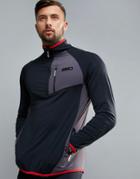 Ellesse Sport Long Sleeve T-shirt With Zip Neck - Black