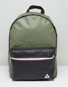 Le Coq Sportif Tri Sp Backpack In Khaki 1710486 - Green
