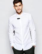 Hugo By Hugo Boss Smart Shirt Slim Fit In White - White